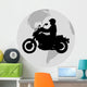 biker in the world Wall Decal