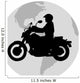 biker in the world Wall Decal