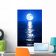 Moonlight Reflects Sea Wall Decal