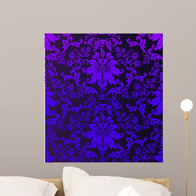 Pattern Wall Mural shown on a wall