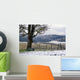 winter vineyard Wall Mural