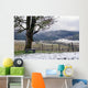 winter vineyard Wall Mural