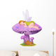 Sleeping Mushroom Fairy Wall Decal