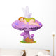 Sleeping Mushroom Fairy Wall Decal