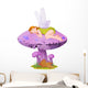 Sleeping Mushroom Fairy Wall Decal