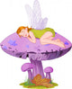 Sleeping Mushroom Fairy Wall Decal