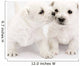 Kissing Puppies Wall Decal