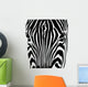testa zebra Wall Mural