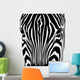 testa zebra Wall Mural