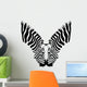 coppia zebre Wall Decal