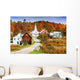Rural Vermont USA Autumn Wall Decal