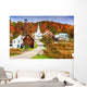 Rural Vermont USA Autumn Wall Decal