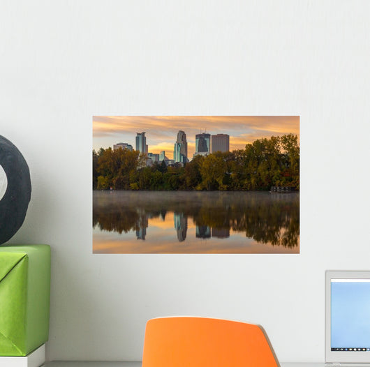 Minneapolis Skyline Evening Wall Decal