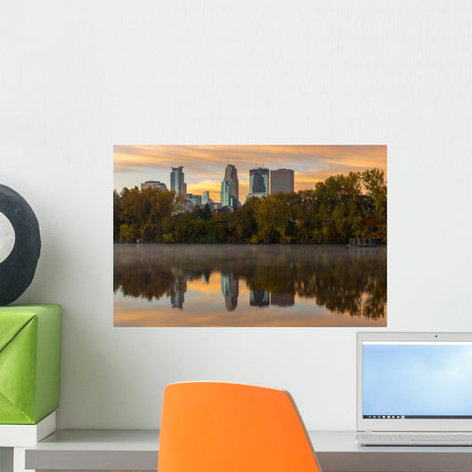 Minneapolis Skyline Evening Wall Decal