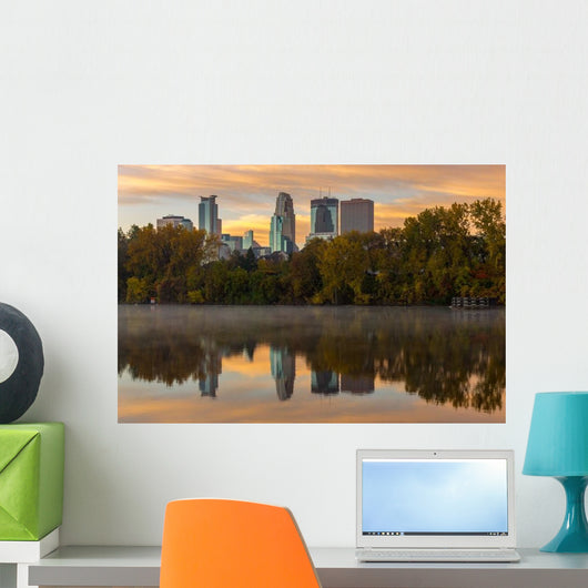 Minneapolis Skyline Evening Wall Decal