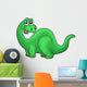 Cute cartoon dinosaur Wall Decal