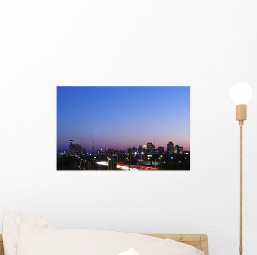 San Antonio Cityscape Wall Decal
