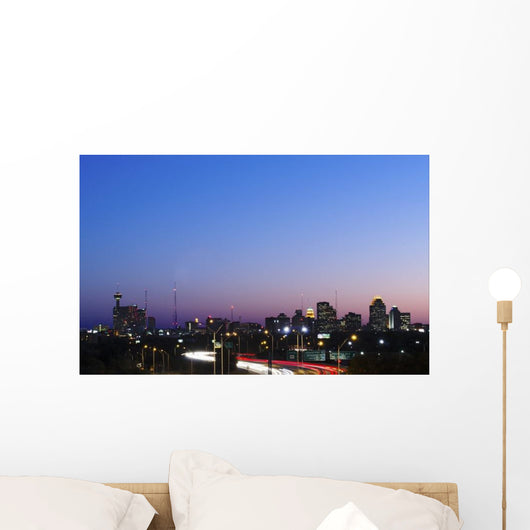 San Antonio Cityscape Wall Decal