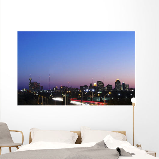 San Antonio Cityscape Wall Decal