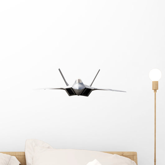 Fighter Plane Isolated Heading towards the Camera Wall Decal