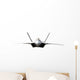 Fighter Plane Isolated Heading towards the Camera Wall Decal
