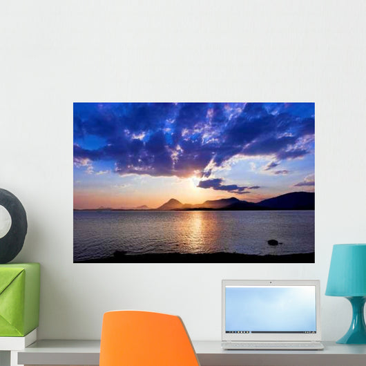 River Sunset Wall Decal