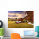 Vermont USA Farmlands Autumn Wall Decal