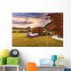 Vermont USA Farmlands Autumn Wall Decal