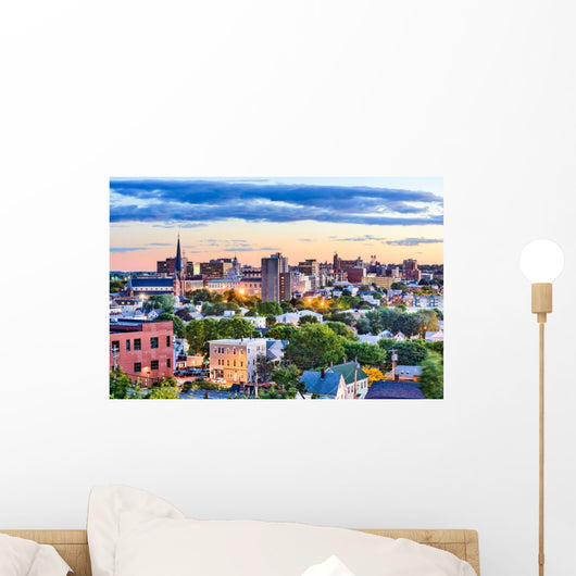 Portland Maine Skyline Wall Decal