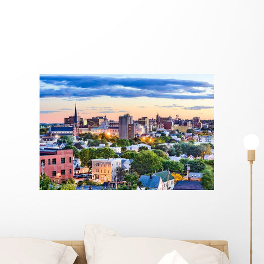 Portland Maine Skyline Wall Decal