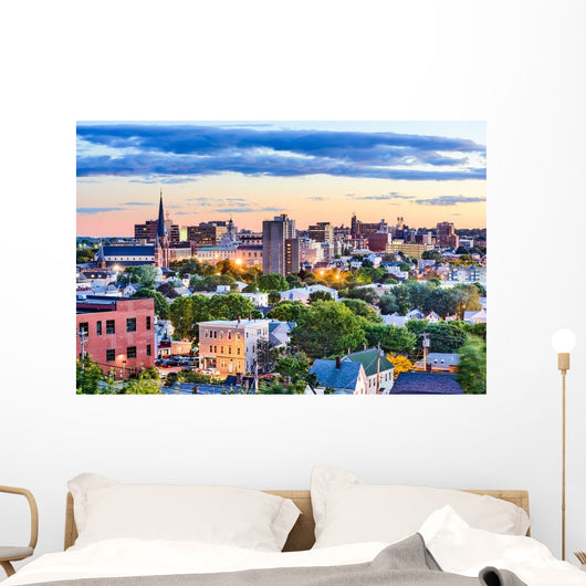 Portland Maine Skyline Wall Decal