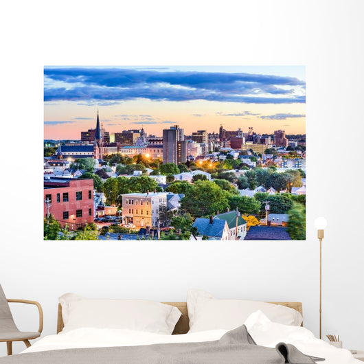 Portland Maine Skyline Wall Decal