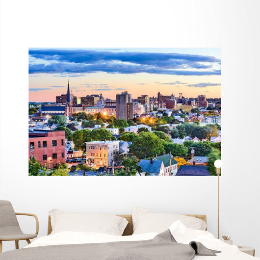 Portland Maine Skyline Wall Decal