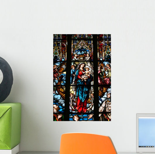 Stained Glass Wall Mural