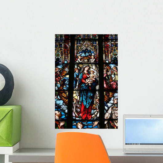 Stained Glass Wall Mural