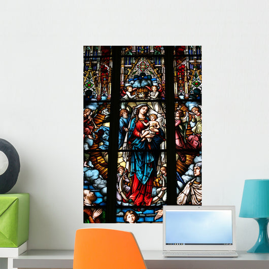 Stained Glass Wall Mural