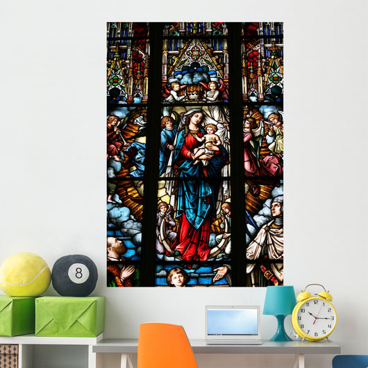 Stained Glass Wall Mural