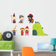 Adorable Cartoon Fantasy Wall Decal