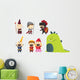 Adorable Cartoon Fantasy Wall Decal