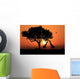 Large South African Giraffes Wall Decal