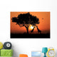 Large South African Giraffes Wall Decal