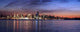Vancouver Sky Line Night Wall Decal