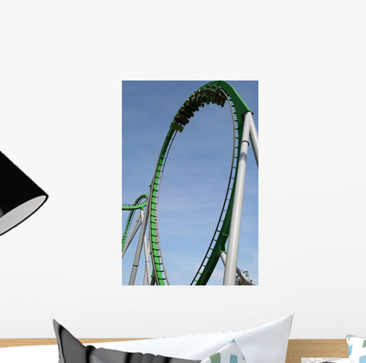 roller coaster ride Wall Mural