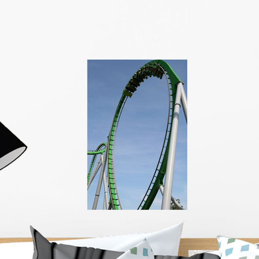 roller coaster ride Wall Mural
