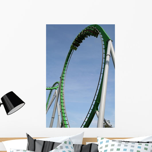roller coaster ride Wall Mural