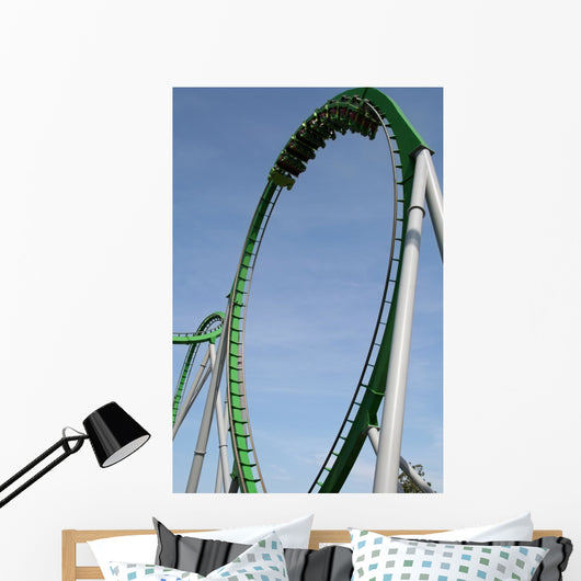 roller coaster ride Wall Mural