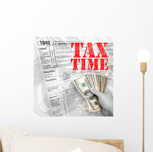 Tax Time Wall Mural