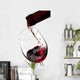 Red wine Wall Decal