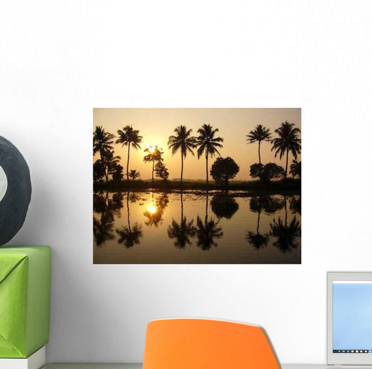 Indian Sunset Wall Decal