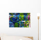 Abstract Greenblue Wall Mural